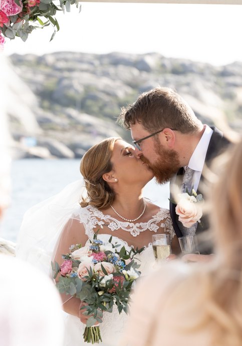 Bröllopsfotograf, bröllopsfotografering på Tjörn, Västkusten, Bohuslän